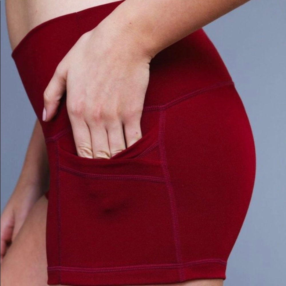 Popflex Cabernet Shorts (6) NWOT